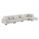 Homelegance Tinley 9555BEG*4CR2ACVC 4 pc Modular Sectional with Chaise IMAGE 1