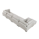 Homelegance Tinley 9555BEG*4CR2ACVC 4 pc Modular Sectional with Chaise IMAGE 8