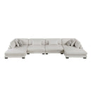 Homelegance Tinley 9555BEG*42AC2VC 4 pc Modular Sectional with Chaise IMAGE 2