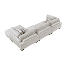 Homelegance Tinley 9555BEG*3CRACVC 3 pc Modular Sectional with Chaise IMAGE 9