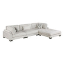 Homelegance Tinley 9555BEG*42CRACOT 4 pc Modular Sectional with Ottoman IMAGE 1