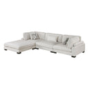 Homelegance Tinley 9555BEG*42CRACOT 4 pc Modular Sectional with Ottoman IMAGE 2