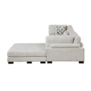 Homelegance Tinley 9555BEG*42CRACOT 4 pc Modular Sectional with Ottoman IMAGE 6