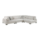 Homelegance Tinley 9555BEG*42CR2AC 4 pc Modular Sectional IMAGE 1