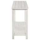 Coaster Furniture Payne 710559 Wood Entryway Sofa Console Table - White IMAGE 3