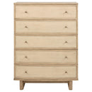 Coaster Furniture Kailani 225045 5-Drawer Bedroom Chest of Drawers - Beige Oak IMAGE 2