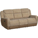 Elements International Hornet Reclining Sofa - Rancho Beige IMAGE 1