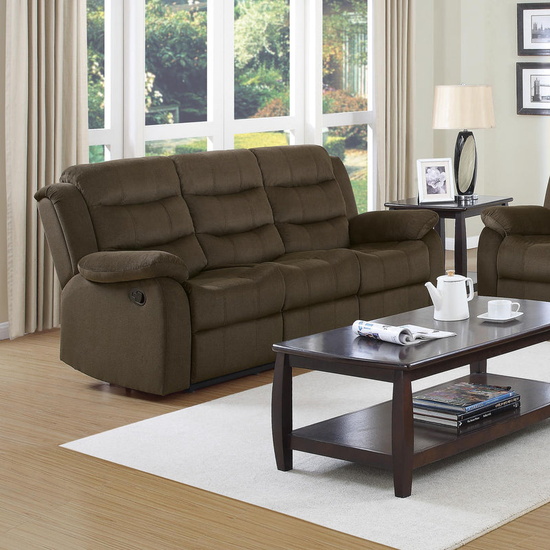 Coaster Furniture Rodman Reclining Fabric Sofa 601881 IMAGE 2