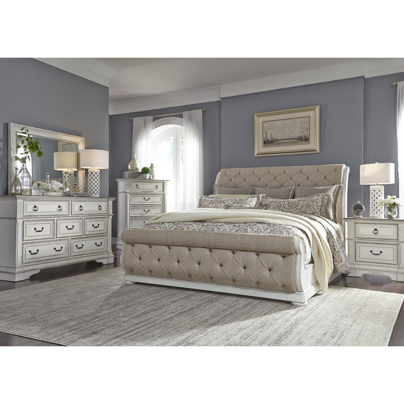 Liberty Furniture Industries Inc. Abbey Park King Upholstered Sleigh Bed 520-BR-KUSL IMAGE 9