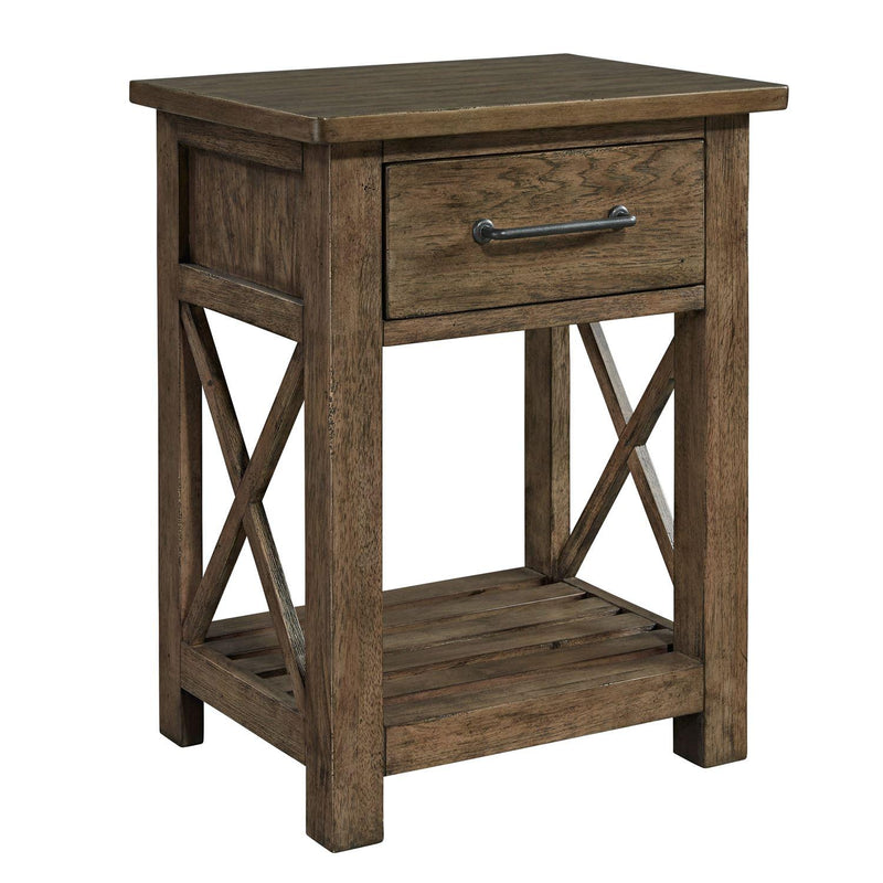 Liberty Furniture Industries Inc. Sonoma Road 1-Drawer Nightstand 473-BR62 IMAGE 3