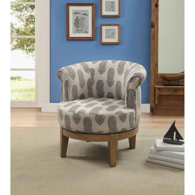 Coast to Coast Swivel Fabric Accent Chair 96540 IMAGE 5