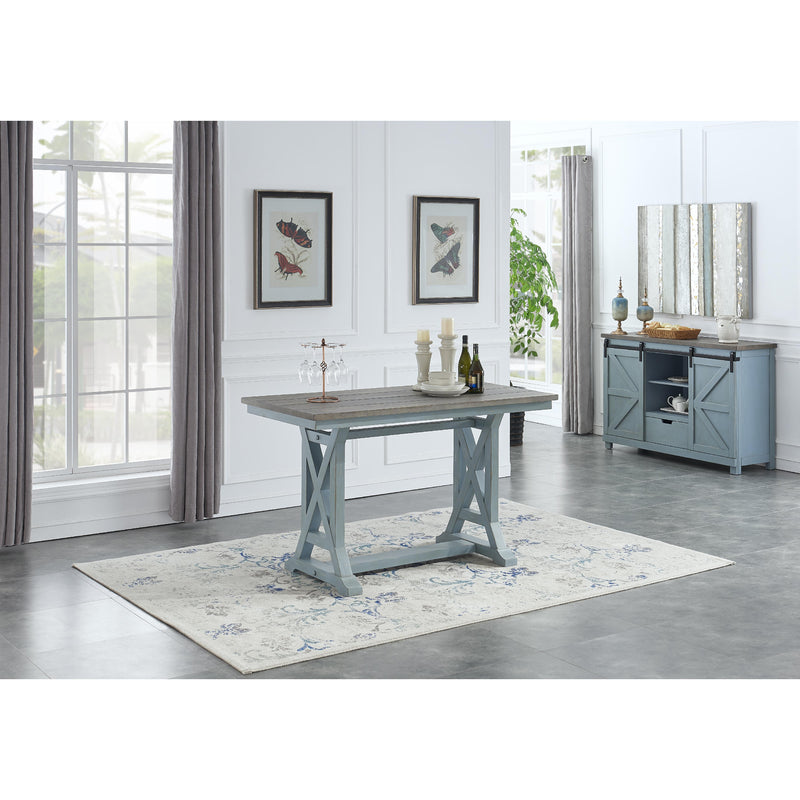 Coast to Coast Bar Harbor Counter Height Dining Table with Trestle Base 40299 IMAGE 4