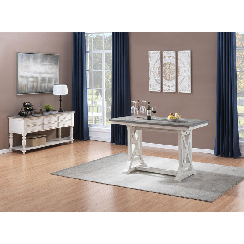 Coast to Coast Bar Harbor II Counter Height Dining Table with Trestle Base 48106 IMAGE 3