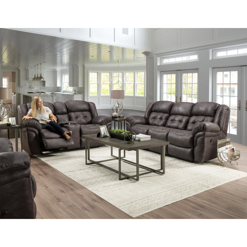 Homestretch Furniture Reclining Fabric Loveseat 129-22-14 IMAGE 2