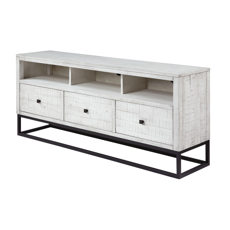 Coast to Coast Canyon Ridge White TV Stand with Cable Management 51579 IMAGE 2