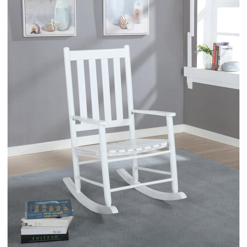 Coaster Furniture Rocking Wood Chair 609455 IMAGE 2