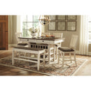Signature Design by Ashley Bolanburg Counter Height Bench D647-09 IMAGE 10