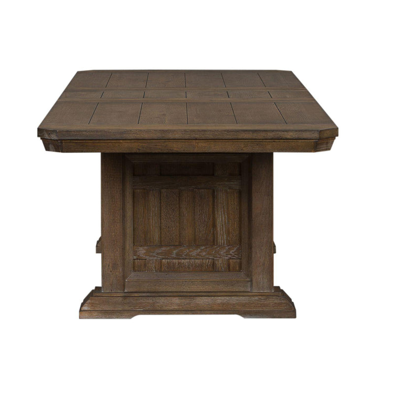 Liberty Furniture Industries Inc. Artisan Prairie Dining Table with Trestle Base 823-DR-TRS IMAGE 4