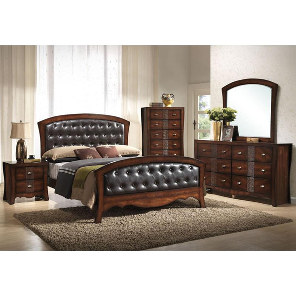 Elements International Jenny JN100 6 pc King Upholstered Bedroom Set IMAGE 1
