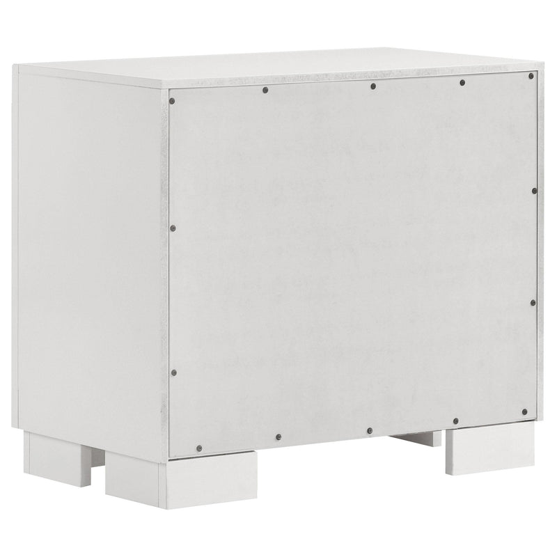 Coaster Furniture Jessica 202992 2-Drawer Nightstand - Snow White IMAGE 5