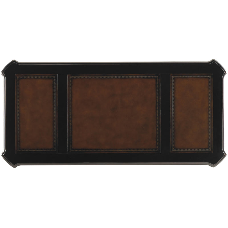 Hooker Furniture 370-10-363 Telluride 76'' Executive Desk withLeather Panels IMAGE 3