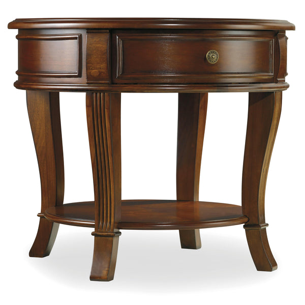 Hooker Furniture 281-80-116 Brookhaven Round Lamp Table IMAGE 1