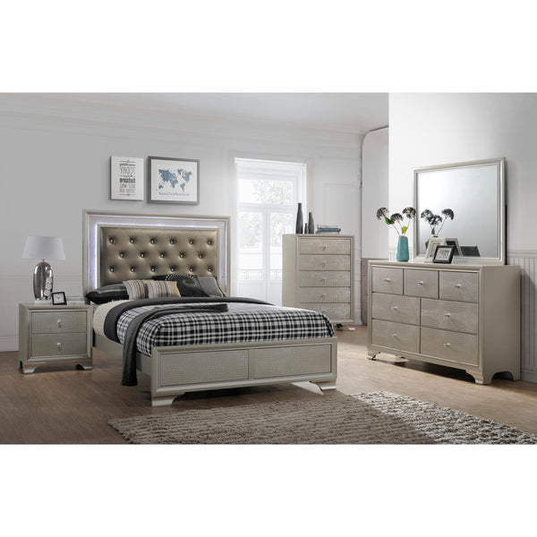  Crown Mark Lyssa B4300 7 pc Full Panel Bedroom Set IMAGE 1