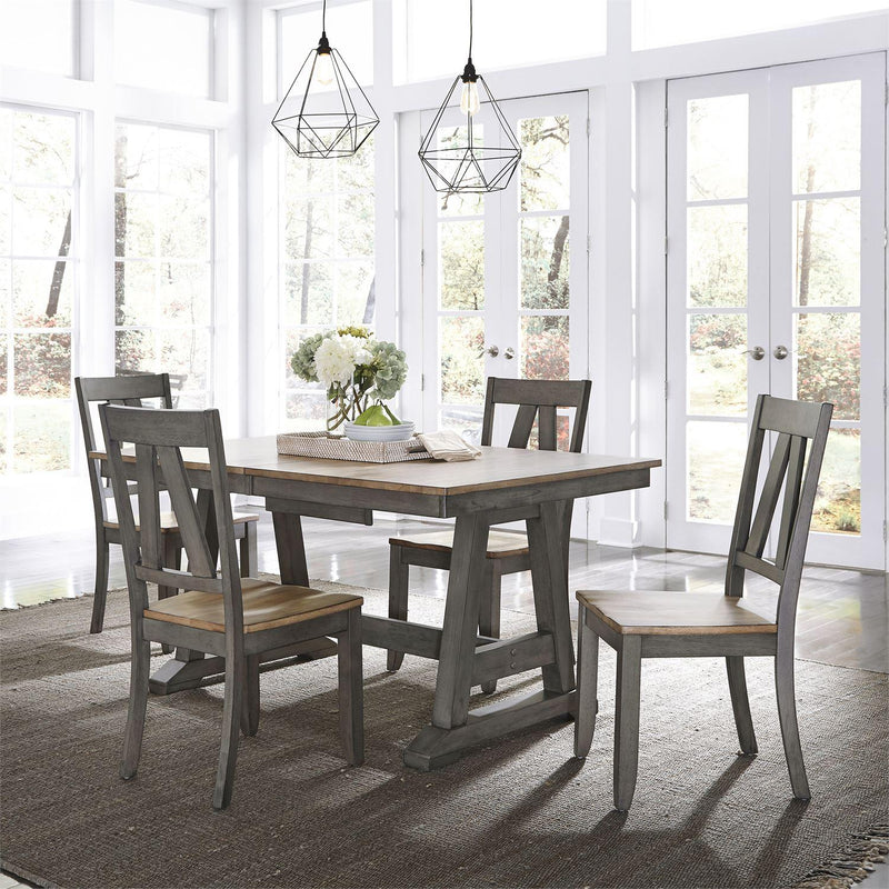 Liberty Furniture Industries Inc. Lindsey Farm 62-CD-5TRS 5 pc Dining Set IMAGE 1