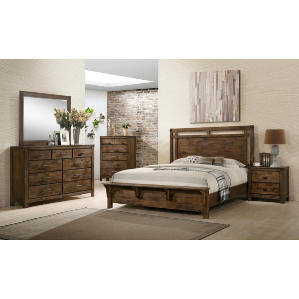  Crown Mark Curtis B4810 7 pc Queen Panel Bedroom Set IMAGE 1