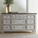  Liberty Furniture Industries Inc. Heartland 824-BR-QPBDMCN 7 pc Queen Panel Bedroom Set IMAGE 4