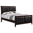 Coaster Furniture Carlton 202091KW Wood California King Panel Bed - Cappuccino IMAGE 2