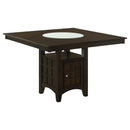 Coaster Furniture Square Clanton Counter Height Dining Table with Pedestal Base 100438 IMAGE 1