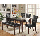 Homelegance Decatur Dining Table with Marble Top 2456-64 IMAGE 3