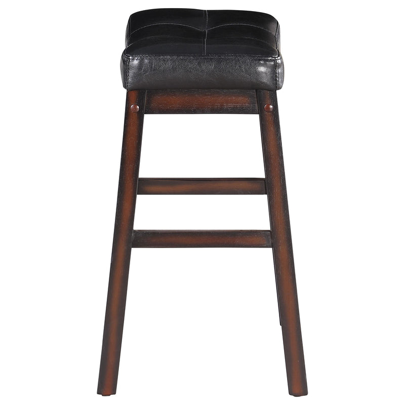 Coaster Furniture Donald 120519 Upholstered Counter Stool - Cappuccino (Set of 2) IMAGE 4
