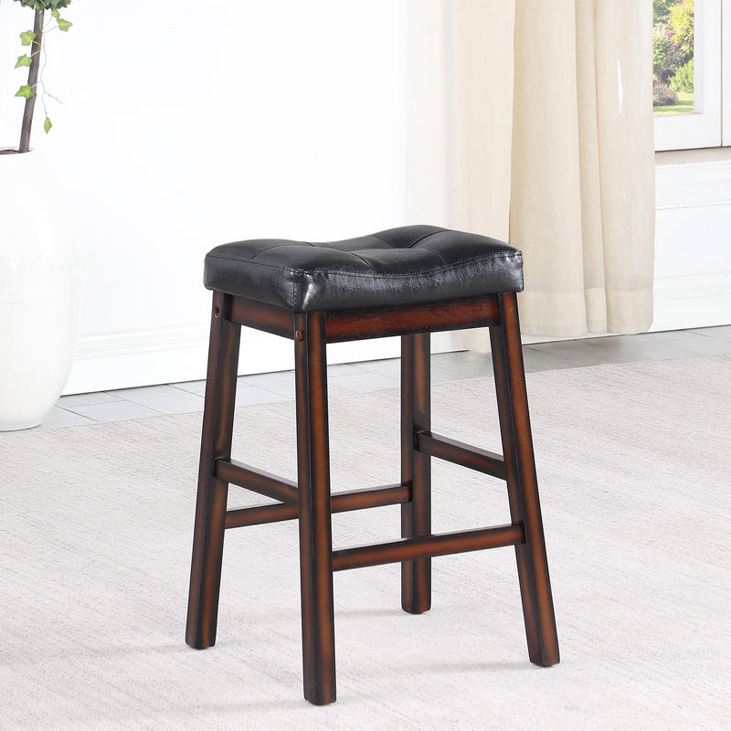Coaster Furniture Donald 120519 Upholstered Counter Stool - Cappuccino (Set of 2) IMAGE 5