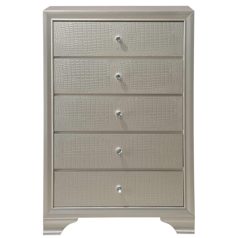  Crown Mark Lyssa B4300 7 pc King Panel Bedroom Set IMAGE 9