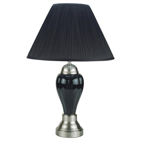  Crown Mark Table Lamp 6115-BK-SHADE/6115-BK-BASE IMAGE 1