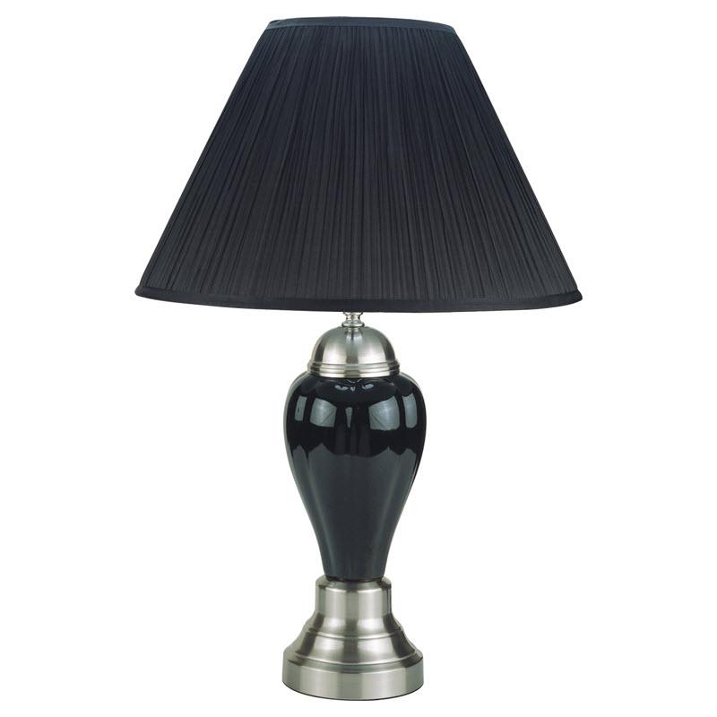  Crown Mark Table Lamp 6115-BK-SHADE/6115-BK-BASE IMAGE 1