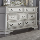 Liberty Furniture Industries Inc. Abbey Park 520-BR-CSLDM 5 pc California King Upholstered Sleigh Bedroom Set IMAGE 4