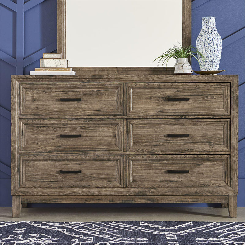 Liberty Furniture Industries Inc. Ridgecrest 384-BR-QPBDMCN 7 pc Queen Panel Bedroom Set IMAGE 4