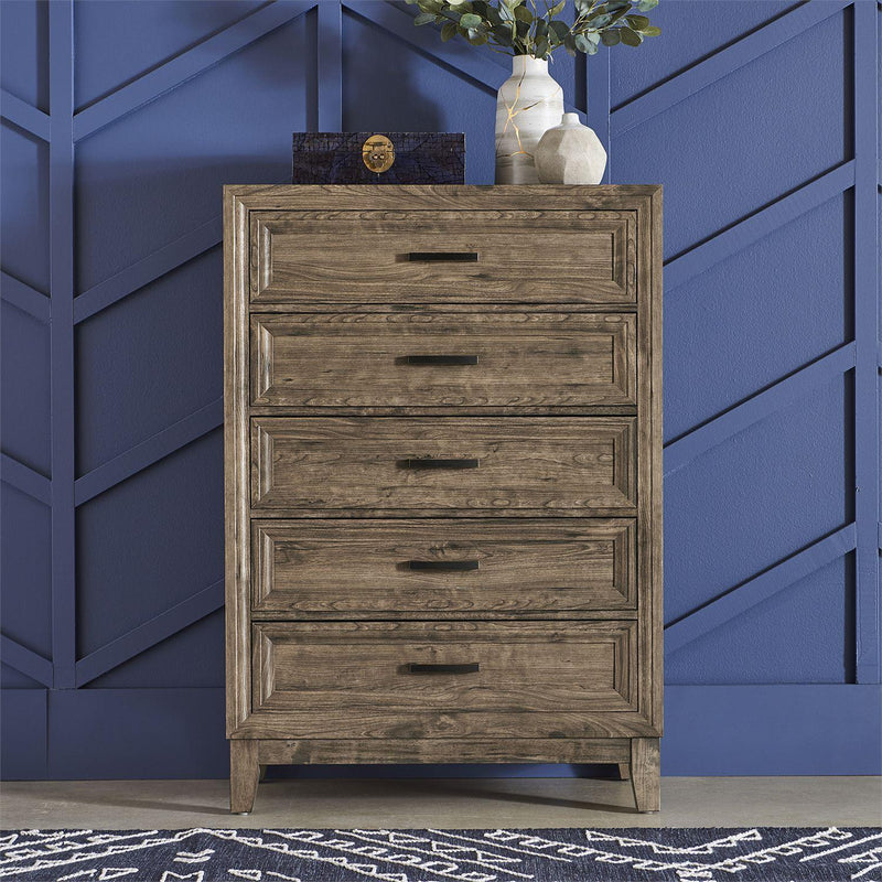 Liberty Furniture Industries Inc. Ridgecrest 384-BR-QPBDMCN 7 pc Queen Panel Bedroom Set IMAGE 6