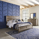  Liberty Furniture Industries Inc. Ridgecrest 384-BR-KPBDMC 6 pc King Panel Bedroom Set IMAGE 1