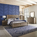  Liberty Furniture Industries Inc. Ridgecrest 384-BR-KPBDMCN 7 pc King Panel Bedroom Set IMAGE 1