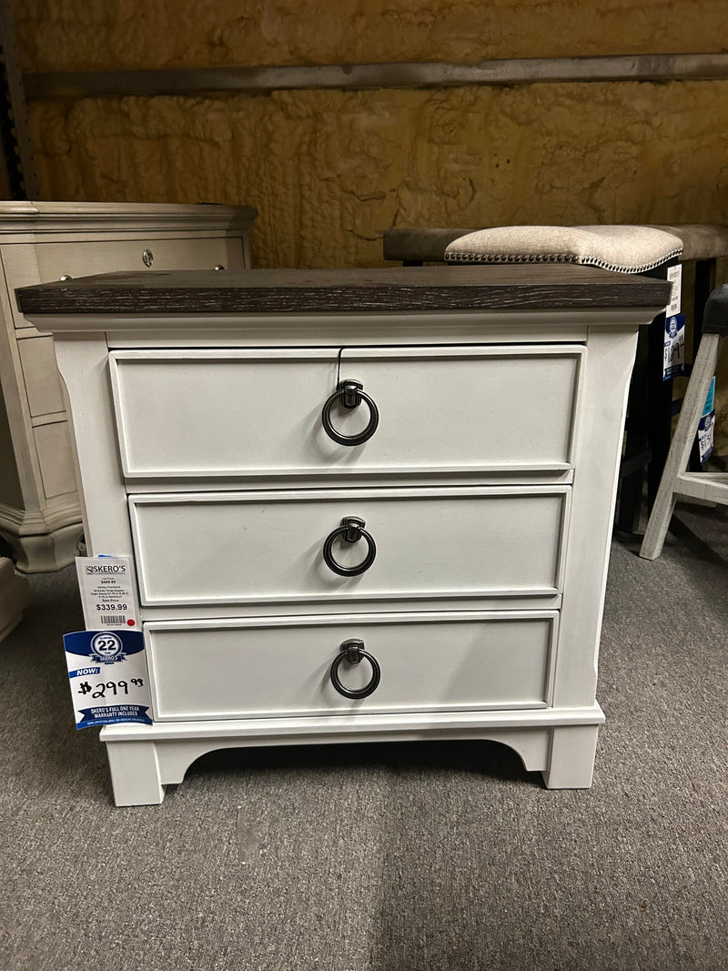 Nashbryn Three Drawer Night Stand by Ashley (CLEARANCE)