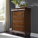  Liberty Furniture Industries Inc. Rustic Traditions 589-BR-KCSDMCN 7 pc California King Sleigh Bedroom Set IMAGE 6