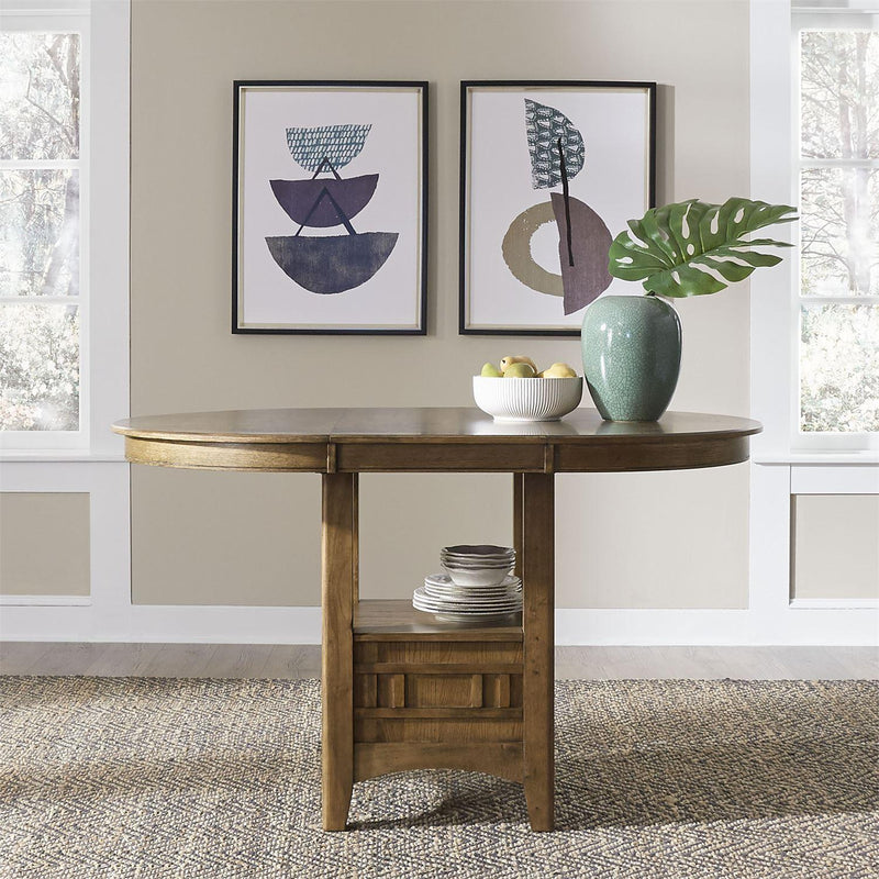 Liberty Furniture Industries Inc. Santa Rosa II 227-CD-5PUB 5 pc Counter Height Dining Set IMAGE 2