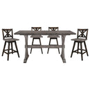 Homelegance Amsonia 5602-36*5BK 5 pc Counter Height Dining Set IMAGE 1