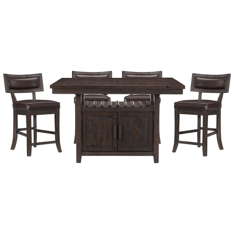 Homelegance Oxton 5655-36 5 pc Counter Height Dining Set IMAGE 1