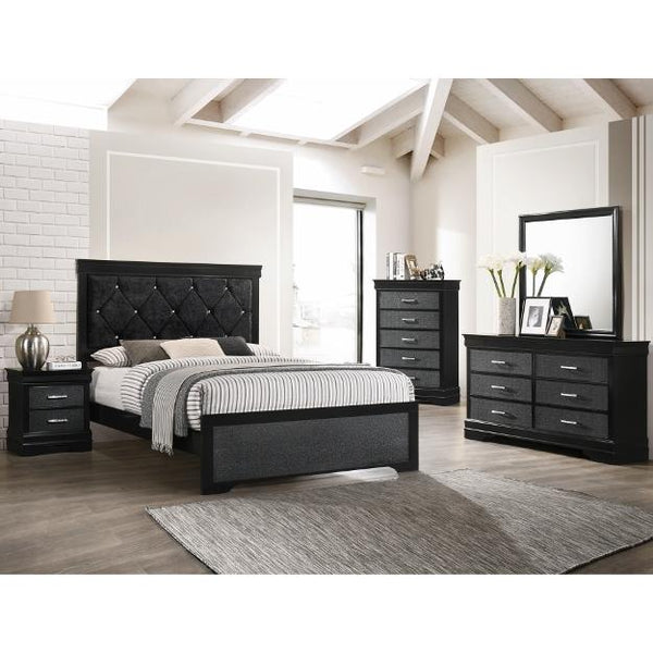  Crown Mark Amalia B6918 7 pc Queen Panel Bedroom Set IMAGE 1