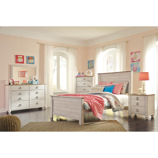 Signature Design by Ashley Willowton B267 7 pc Full Panel Bedroom Set IMAGE 1